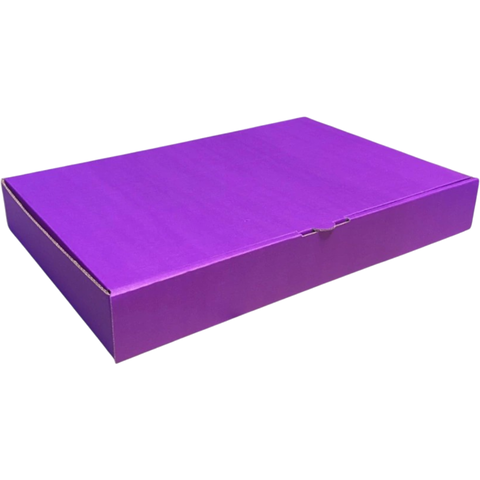 CAIXA DE PAPELÃO 36X24X5cm ROXA - COD: TS A36 - comprar online