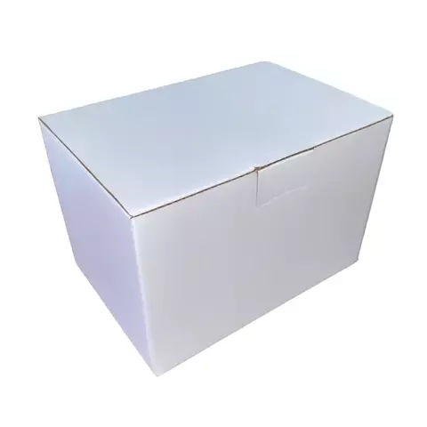 CAIXA DE PAPELÃO 16X11X10cm (CANECAS, SUPLEMENTOS E ETC...) BRANCA - comprar online