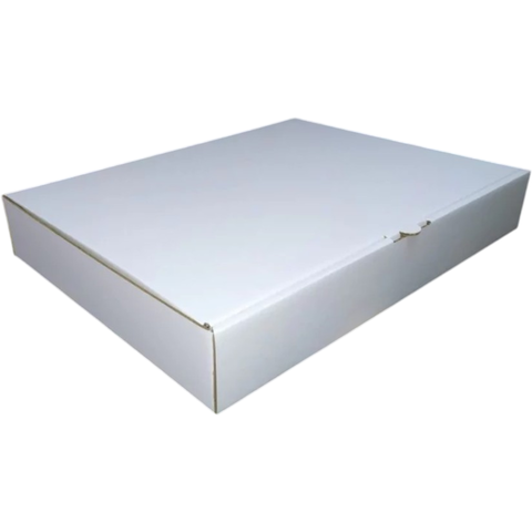 CAIXA DE PAPELÃO CORREIOS/SEDEX 45X30X6cm, EXTERNO BRANCO - COD: TS 45 - comprar online