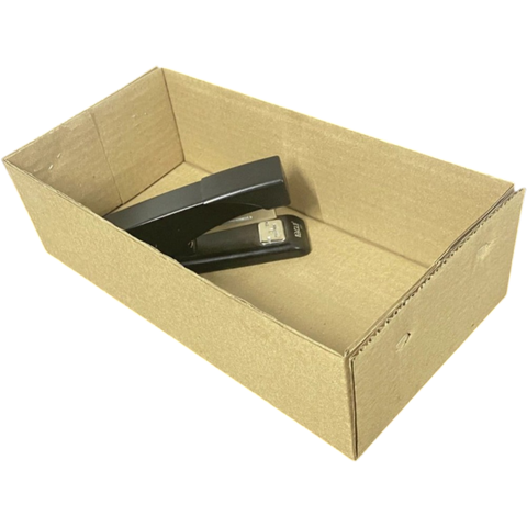 FUNDO DE PAPELÃO 27X13,5X8cm - NECESSÁRIO GRAMPEAR COM GRAMPEADOR DE ESCRITORIO - comprar online