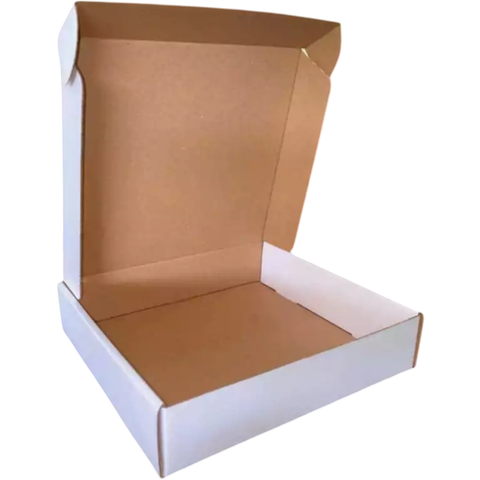 CAIXA DE PAPELÃO CORREIOS/SEDEX 21,5X20X4,7cm EXTERNO BRANCO - comprar online