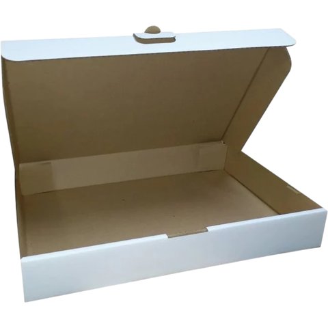 CAIXA DE PAPELÃO 36X24X5cm EXTERNO BRANCO - COD: TS A36 - comprar online
