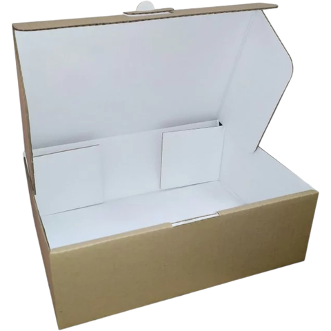CAIXA DE PAPELÃO N° 2 - 27X18X9cm INTERNO BRANCO - COD: TS 02 - comprar online