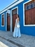 Vestido Alane - azul (listra grossa)