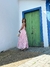 Vestido Alane - rosa (listra grossa) - loja online