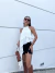 Blusa Assimétrica Marian - branco - Triê 