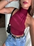 Blusa Costa Nua - bordô - loja online