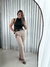 Blusa Costa Nua - preto - Triê 