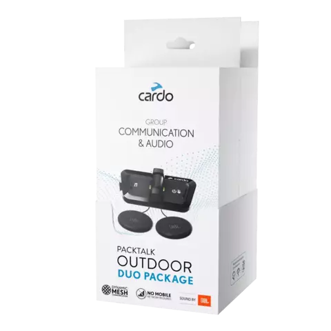 Intercomunicador para deportes Cardo Packtalk Outdoor (pack x2) - comprar online