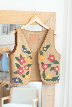 Chaleco Artesanal Flores