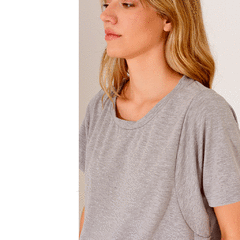 Remera Maria gris en internet