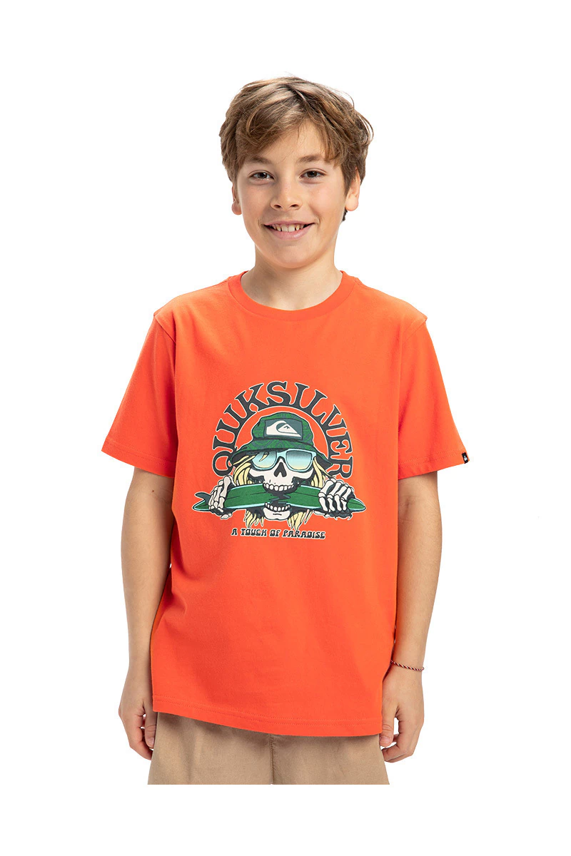 REM MC EV SKULL FEAST NARANJA BOYS QK (4439)