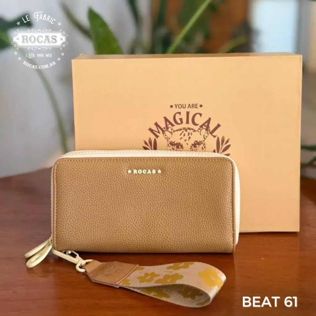 BEAT BILLETERA ROCAS CAMEL (9190)