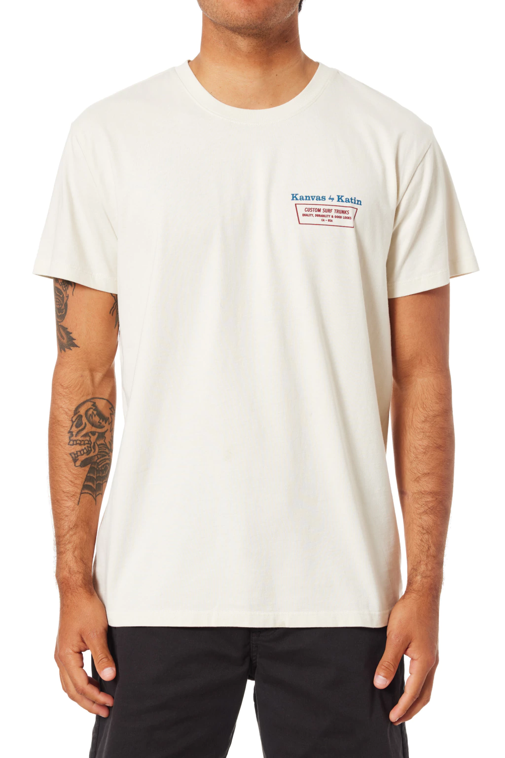 TRADITION TEE GRAPHICS BEIGE KATIN (6220)