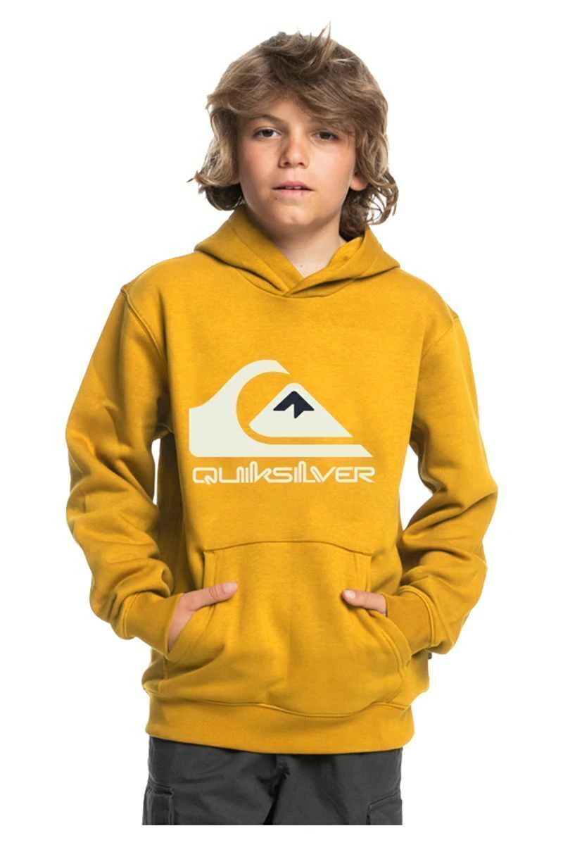 BUZO CANG BIG LOGO AMARILLO BOYS QK (5550)