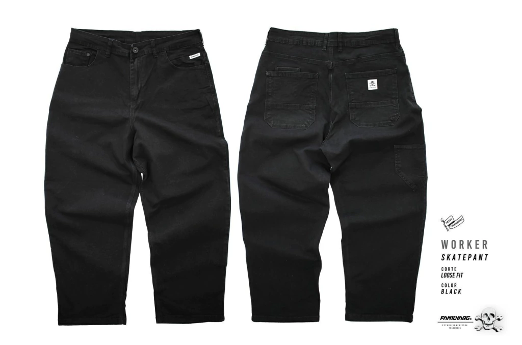 WORKER PANT FAMILY NEGRO (8970)