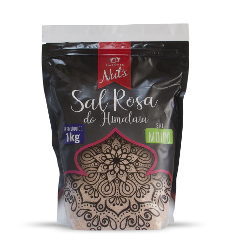 Sal Rosa do Himalaia Fino 1000g - Empório Nuts