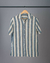 Camisa manga corta de Lino a rayas Damp Brothers Distrikt
