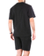 Short Black texture relaxed fit MD58 Essentials - tienda online
