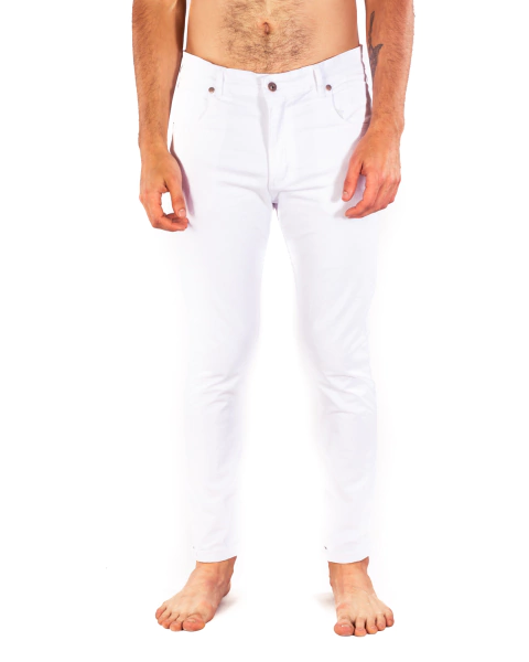 Pantalón Randy Slim Fit Color Blanco Óptico en internet
