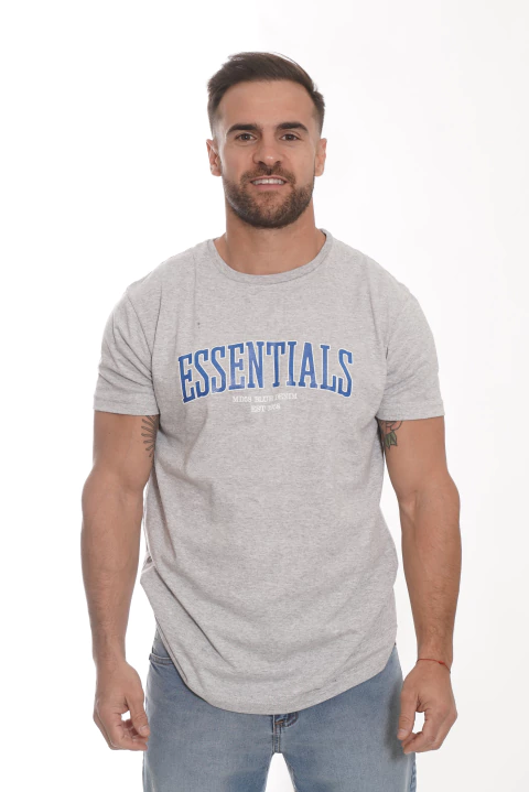 Remera Essentials MD58 Blue Denim - comprar online