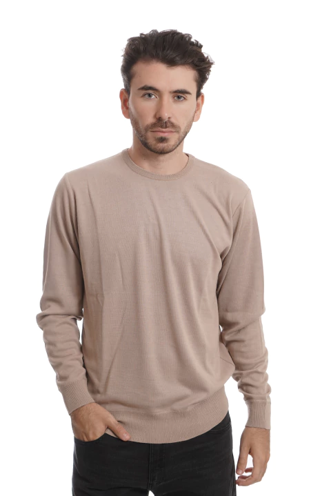 Imagen de Sweater cuello redondo liso MD58 Essentials