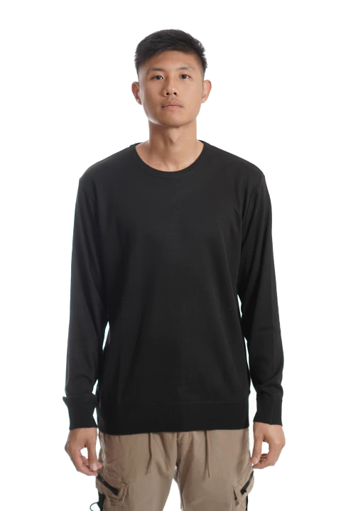 Sweater cuello redondo liso MD58 Essentials - comprar online