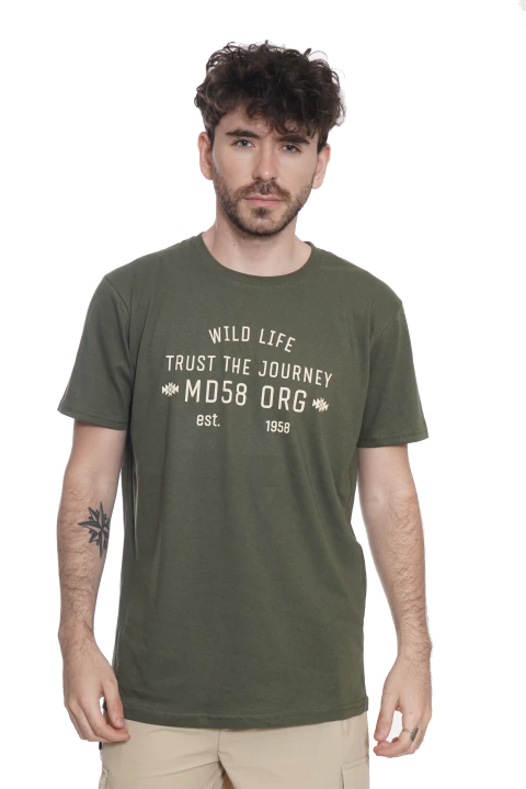 Remera Wild Life Trust the journey md58 org - comprar online