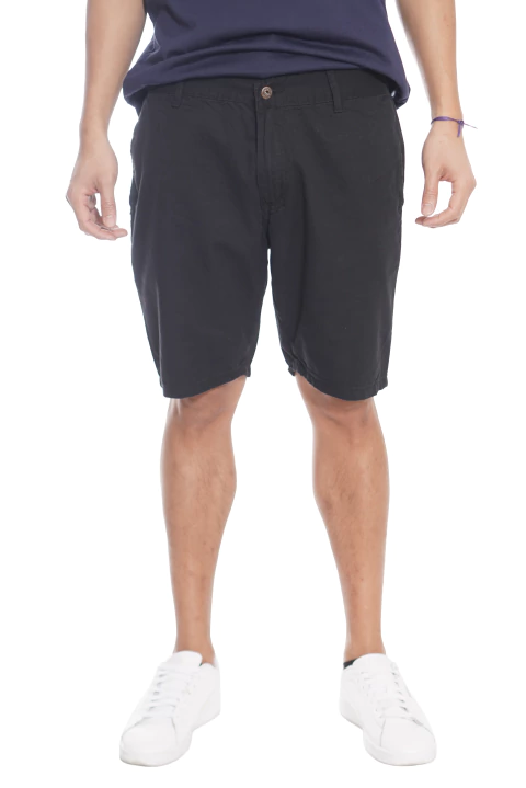 Bermuda Chino MD Classic Fit color Negro en internet