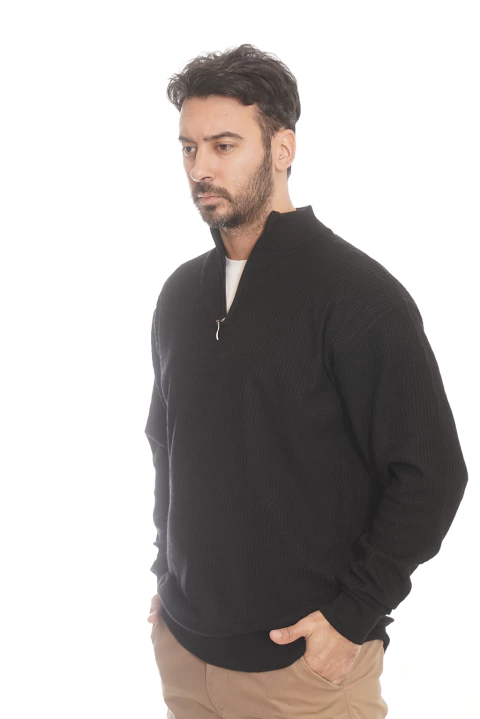 Sweater medio cierre Crupet MD58 Essentials - comprar online