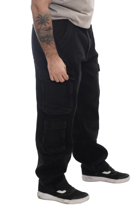 Imagen de Pantalón Denim Cargo Damp Brothers Distrikt