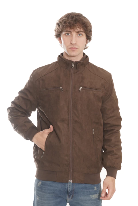 Campera de gamuza forrada con piel MD58 Specials - comprar online