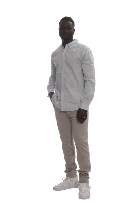 Imagen de Camisa manga larga premium cotton con logo bordado MD58 Specials