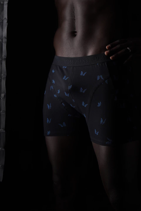 Boxer MD58 de Algodón con Lycra Est. Butterflies MD58 Underwear - comprar online