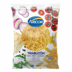 FIDEOS TIRABUZON ARCOR 100% TRIGO CANDEAL - PAQUETE X 500 GRAMOS -
