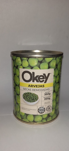 ARVEJAS SECAS REMOJADAS OKEY ( SIN TACC ) - LATA DE CONSERVA X 350 GRAMOS - - comprar online