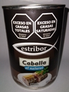 CABALLA AL NATURAL ESTRIBOR - LATA DE CONSERVA X 380 GRAMOS -