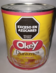 DURAZNOS EN MITADES OKEY ( SIN TACC ) - LATA DE CONSERVA X 820 GRAMOS -