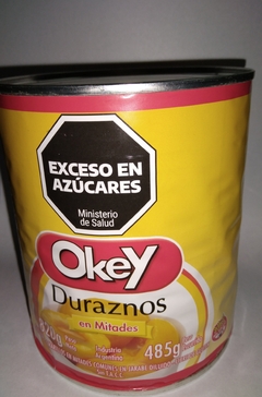 DURAZNOS EN MITADES OKEY ( SIN TACC ) - LATA DE CONSERVA X 820 GRAMOS - - comprar online