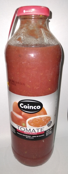 TOMATE TRITURADO COINCO ( SIN TACC ) - BOTELLA X 910 GRAMOS -