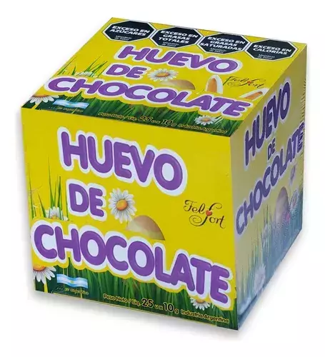 HUEVO DE PASCUA FEL FORT - EN CAJA X 25 UNIDADES -