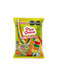 CHUPETINES PICO DULCE MINI PALETAS ( SIN TACC ) - BOLSA X 50 UNIDADES -