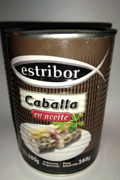 CABALLA EN ACEITE ESTRIBOR - LATA DE CONSERVA X 380 GRAMOS -