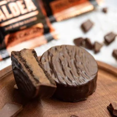 ALFAJOR LA ALDEA 70% CACAO X2 - comprar online