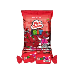 CARAMELOS MASTICABLES PICO DULCE BIT SABOR FRUTILLA ( SIN TACC ) - BOLSA X 408 GRAMOS -