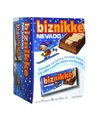 CHOCOLATE CON LECHE Y CHOCOLATE BLANCO BIZNIKKE NEVADO CAJA DE 15 UNIDADES DE 28 GRS