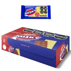 CHOCOLATIN MISKY BLANCO ( SIN TACC ) - CAJA X 20 UNIDADES -
