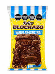 BLOCKAZO CHOCOLATE CON MANI - TABLETA X 1 KILO -
