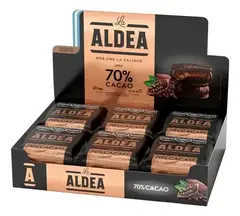 ALFAJOR LA ALDEA 70% CACAO - CAJA X12 UNIDADES - - comprar online