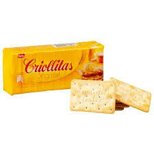 GALLETITAS CRACKERS DE AGUA CRIOLLITAS SABOR ORIGINAL - PAQUETE X 100 GRAMOS -